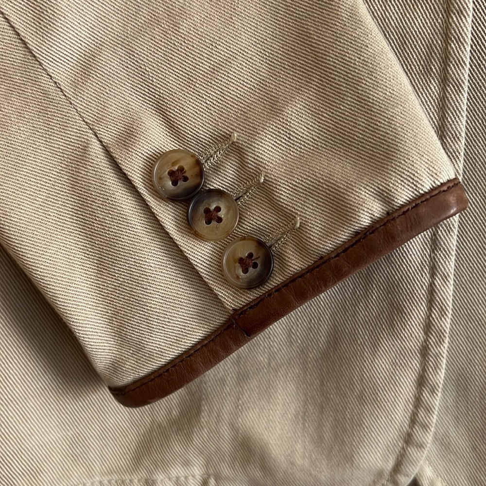 Ralph Lauren tan cotton blazer - Picture 4 of 12